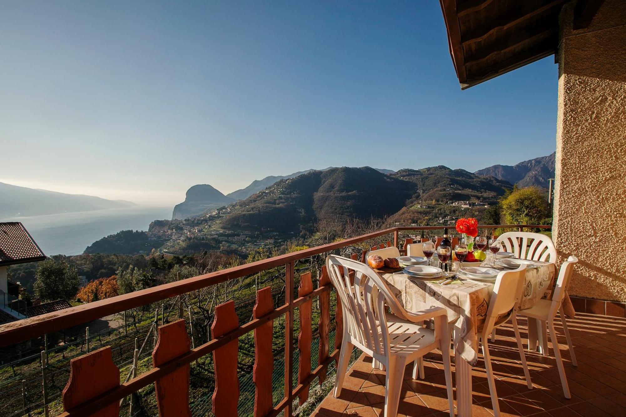 Balcone Panoramico Sul Garda - Happy Rentals Tremosine المظهر الخارجي الصورة